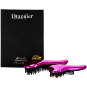 Dtangler Miraculous set pentru par usor de pieptanat Pink - imagine 2